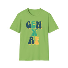 Load image into Gallery viewer, GEN X AF Unisex Softstyle T-Shirt ~ Retro Vibe for Generation X ~ Deep Tone Colors