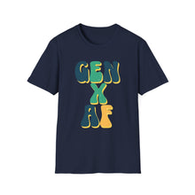 Load image into Gallery viewer, GEN X AF Unisex Softstyle T-Shirt ~ Retro Vibe for Generation X ~ Deep Tone Colors
