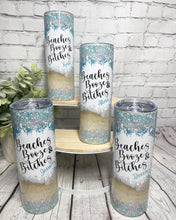 Load image into Gallery viewer, Beaches Booze & Bestie Tumbler