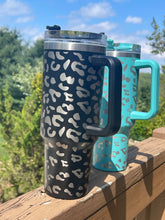 Load image into Gallery viewer, 40oz Leopard Engraved Tumbler *FREE SHIPPING*