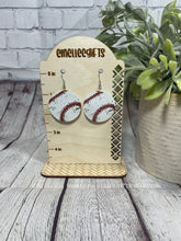 Load image into Gallery viewer, Leather Sports Earrings