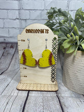 Load image into Gallery viewer, Leather Sports Earrings