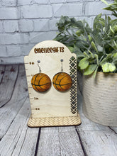Load image into Gallery viewer, Leather Sports Earrings
