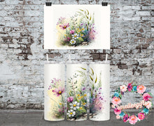 Load image into Gallery viewer, Wildflowers- Sublimation Print for 20oz Skinny Straight Tumbler
