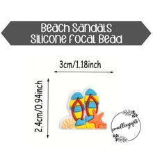 Load image into Gallery viewer, Beach Sandal Silicone Bead
