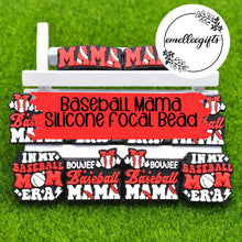 Load image into Gallery viewer, Baseball Mama Silicone Bead
