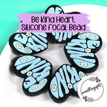 Load image into Gallery viewer, Be Kind Heart Silicone Bead
