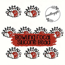 Load image into Gallery viewer, Bowling Bead Silicone Bead
