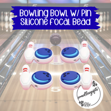 Load image into Gallery viewer, Bowling Bead Silicone Bead
