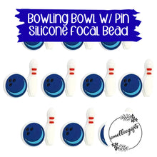 Load image into Gallery viewer, Bowling Bead Silicone Bead
