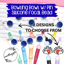 Load image into Gallery viewer, Bowling Bead Silicone Bead
