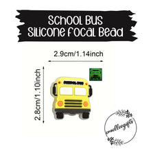 Load image into Gallery viewer, School Bus Silicone Bead
