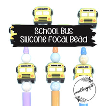 Load image into Gallery viewer, School Bus Silicone Bead
