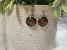 Load image into Gallery viewer, Cheetah Cabochon Drop Earrings
